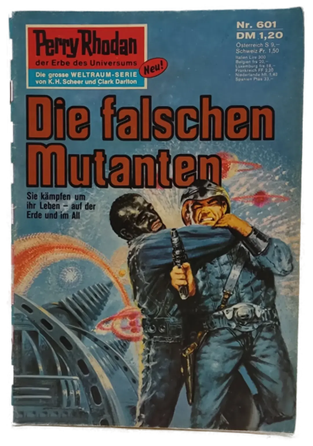 Romanheft Perry Rhodan Die falschen Mutanten Erstauflage Nr.601 - Bild 2