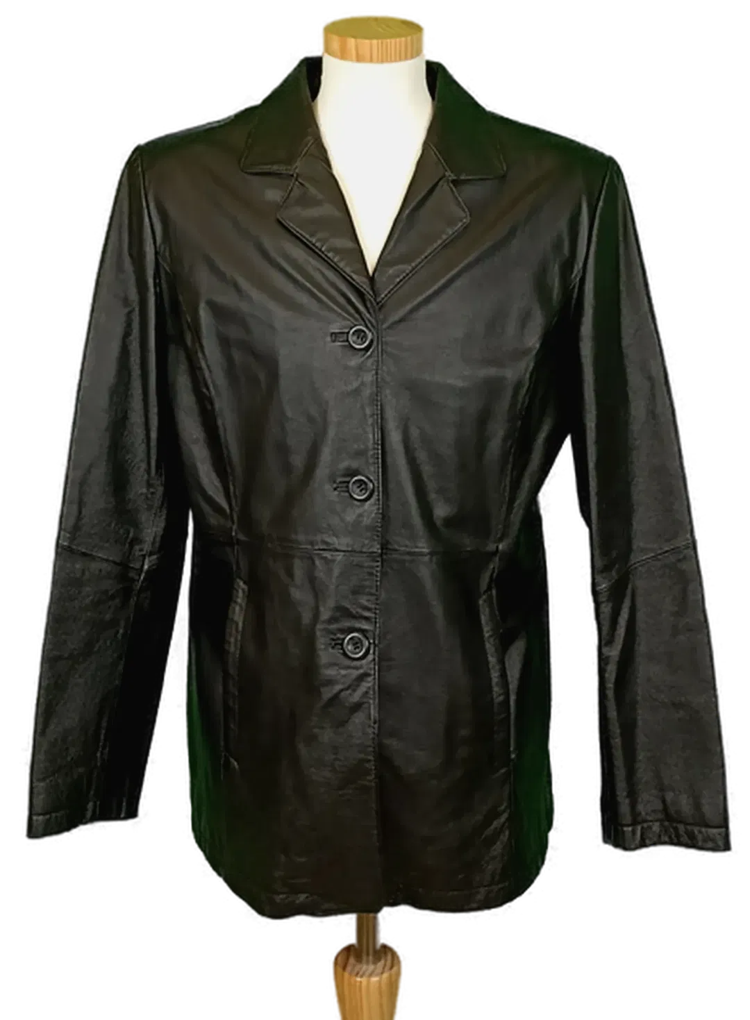 Fabiani Herren Leder Jacke schwarz Gr. 44 - Bild 4