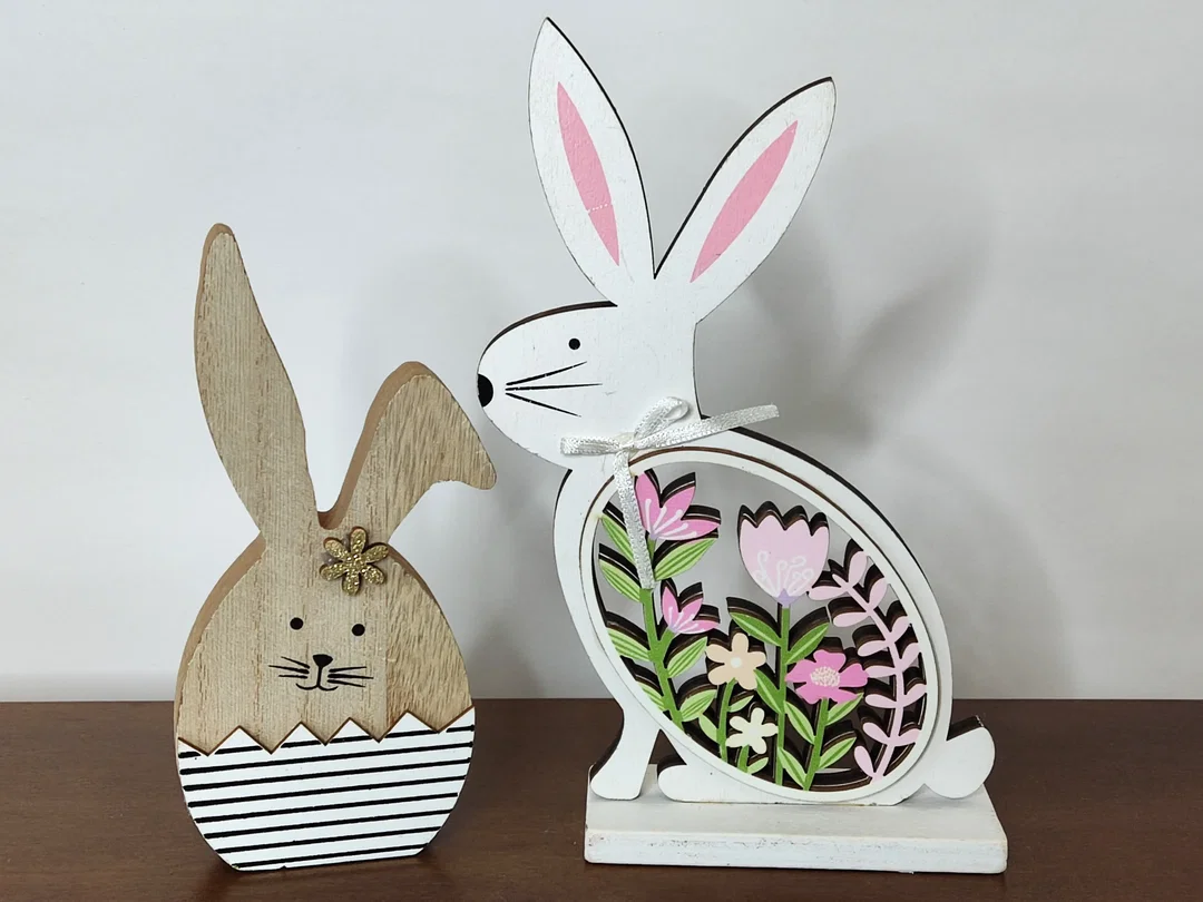 Osterdeko - Hasen - Set 7 - Bild 1