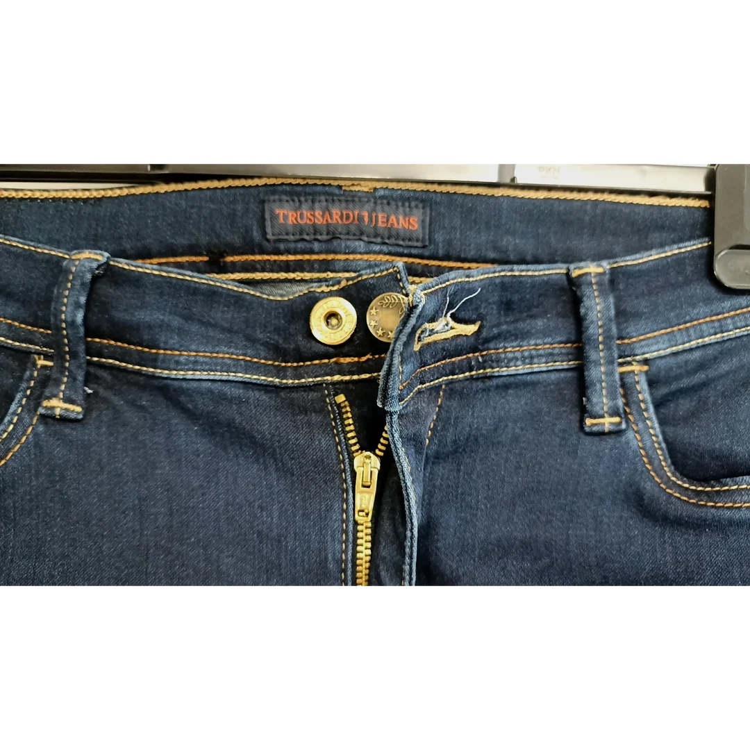 Trussardi Jeans Damen Jeans dunkelblau Gr. 28 – Bild 3