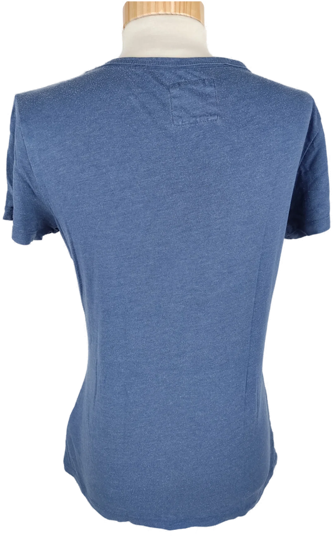 Blau Bedrucktes T-Shirt - Größe XS - Top Qualität – Bild 3