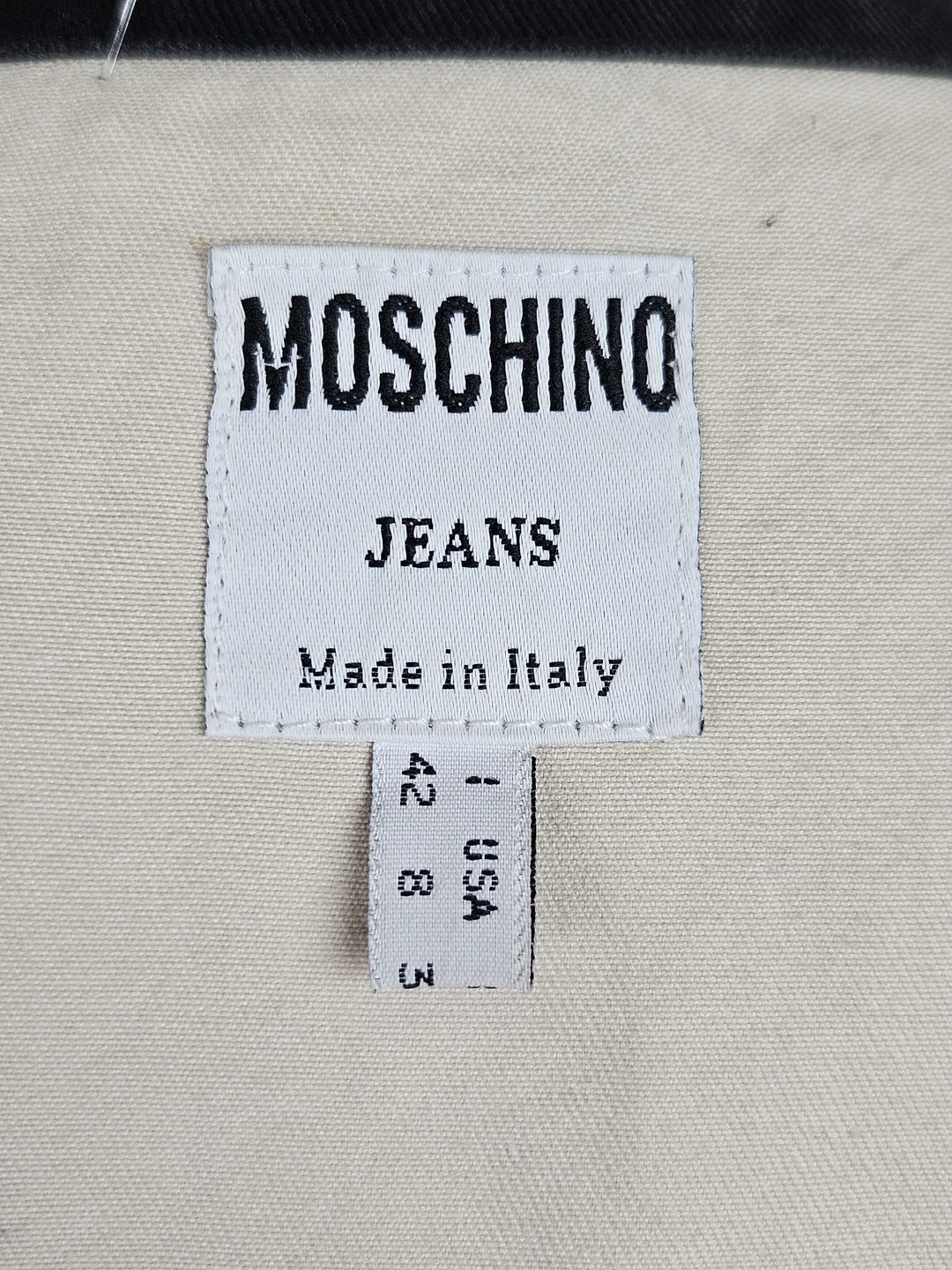 MOSCHINO Jeans Damen Kleid, beige - Gr. M – Bild 7