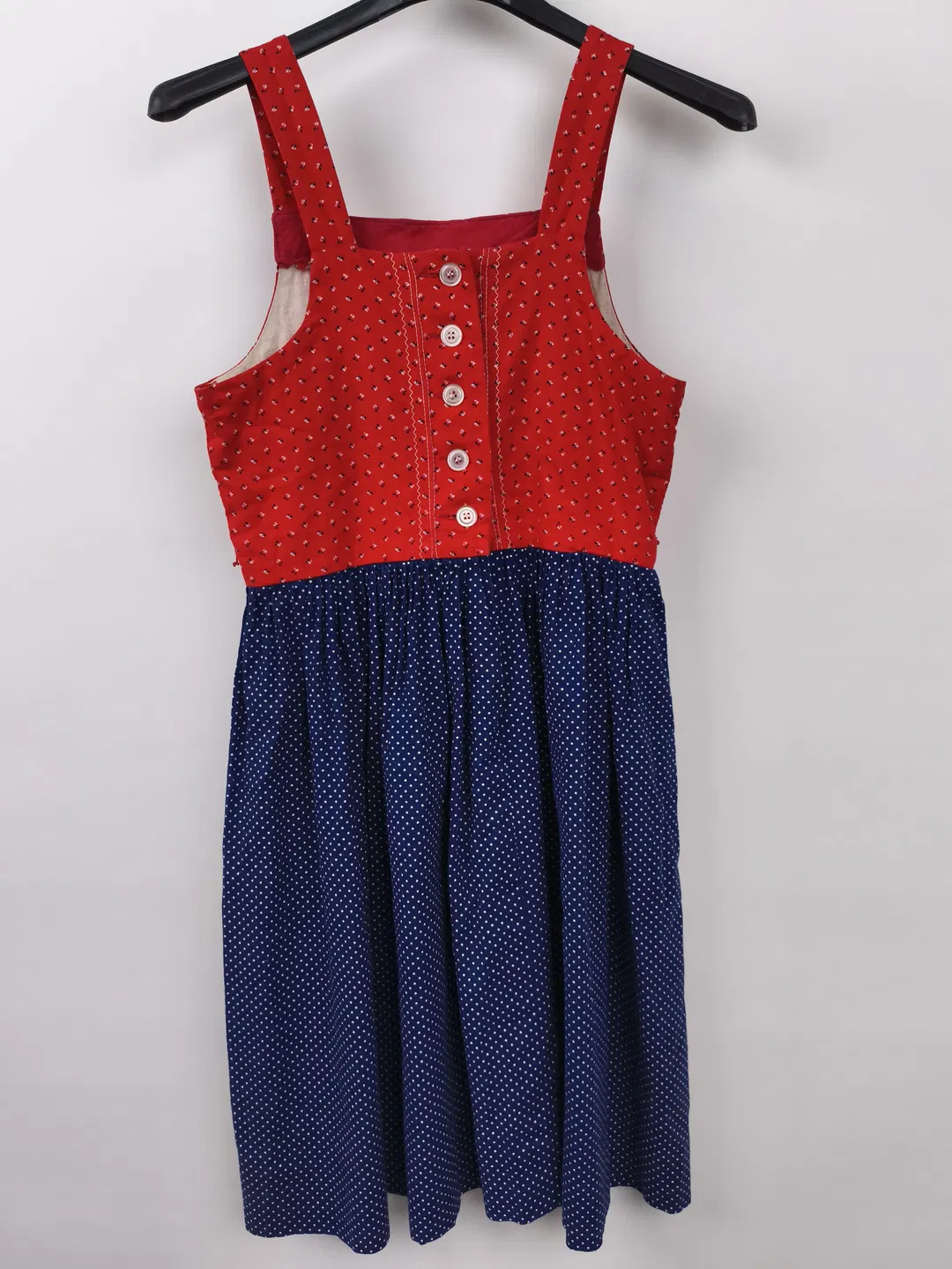 Le Ro Koralpen-Dirndl, Kinderdirndl, Gr. 140, Vintage, Ostern - Bild 3