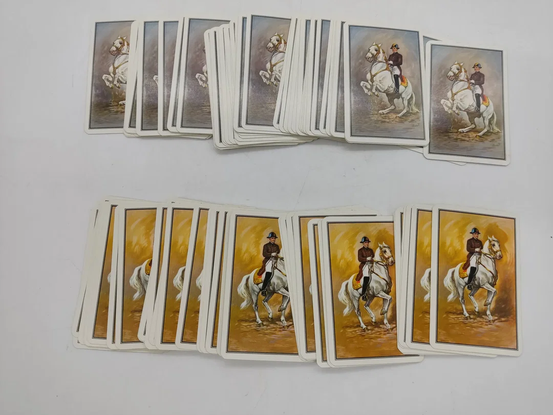 VBintage Kartenspiel Piatnik  Nr 2126 Spanische Hofreitschule – Bild 4