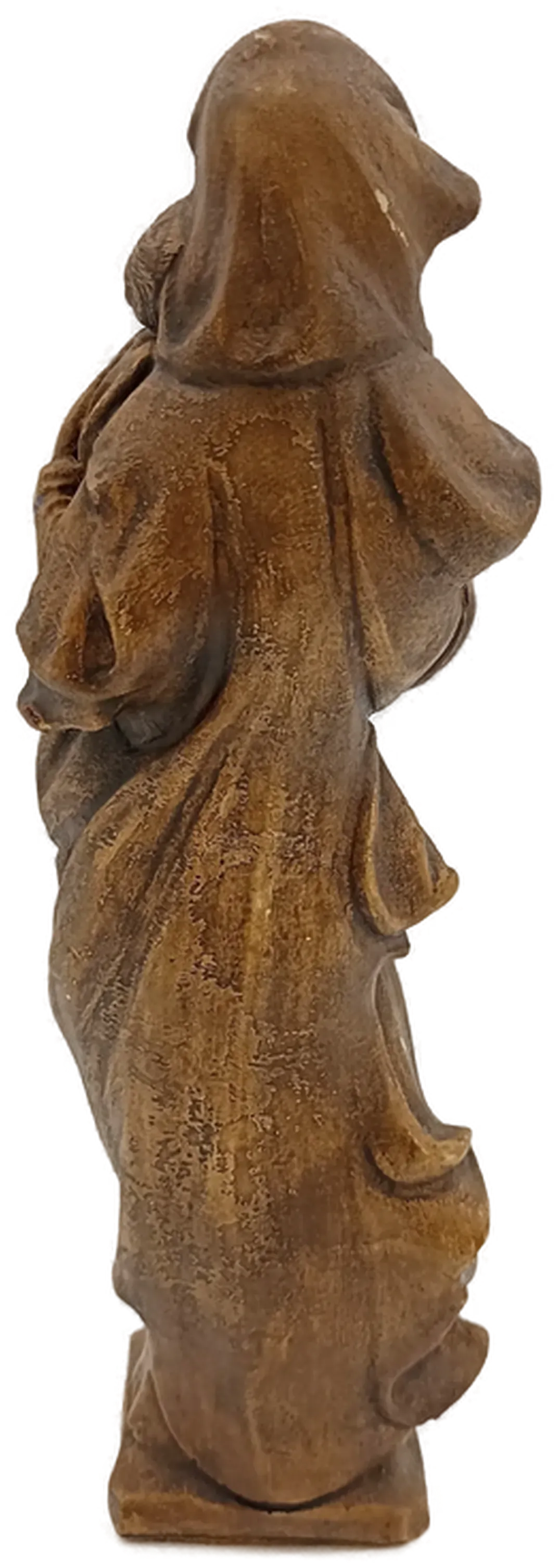 Moderne Madonna mit Kind – Elegante Skulptur in edler Holzoptik – Bild 4