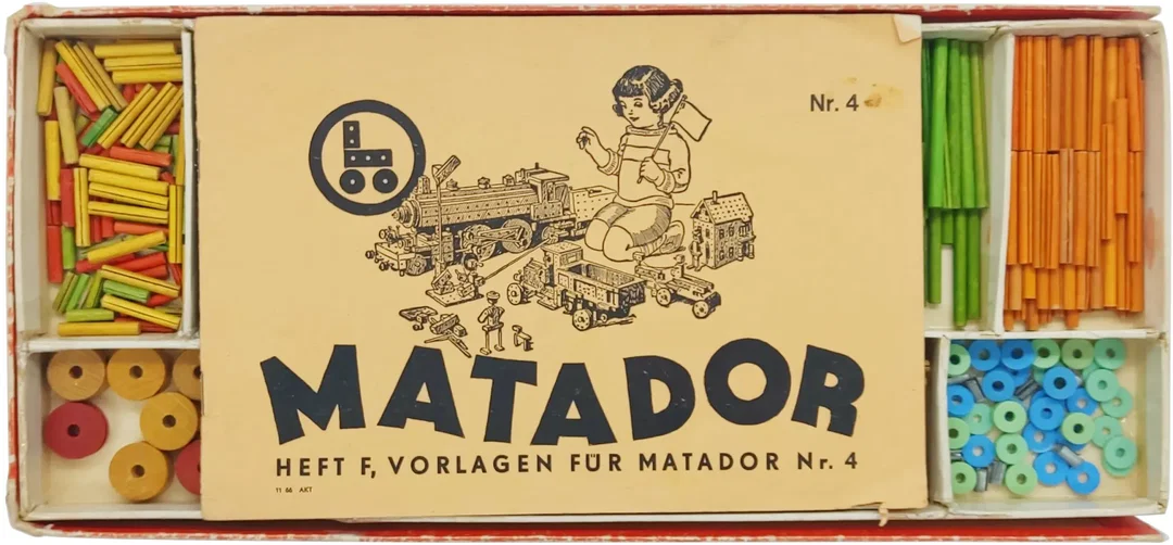 MATADOR Korbulys Vintage Baukasten aus Holz "Nr. 4" – Bild 2