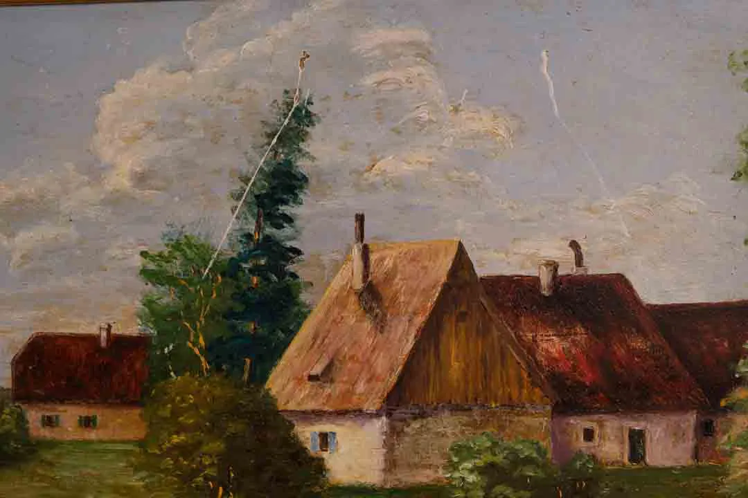 Landschaftsgemälde – signiert „P. Krenn 1930“ – Bild 3