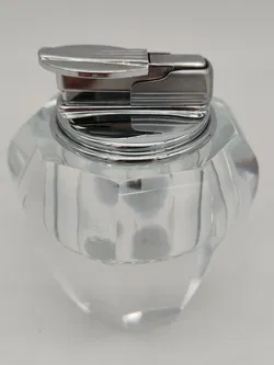 Vintage Feuerzeug Kristallglas  - Bild 3