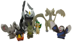 Set TAKARA TOMY Pokemon 7 diverse Sammelfiguren (2x Groß und 5x Klein) - Bild 2