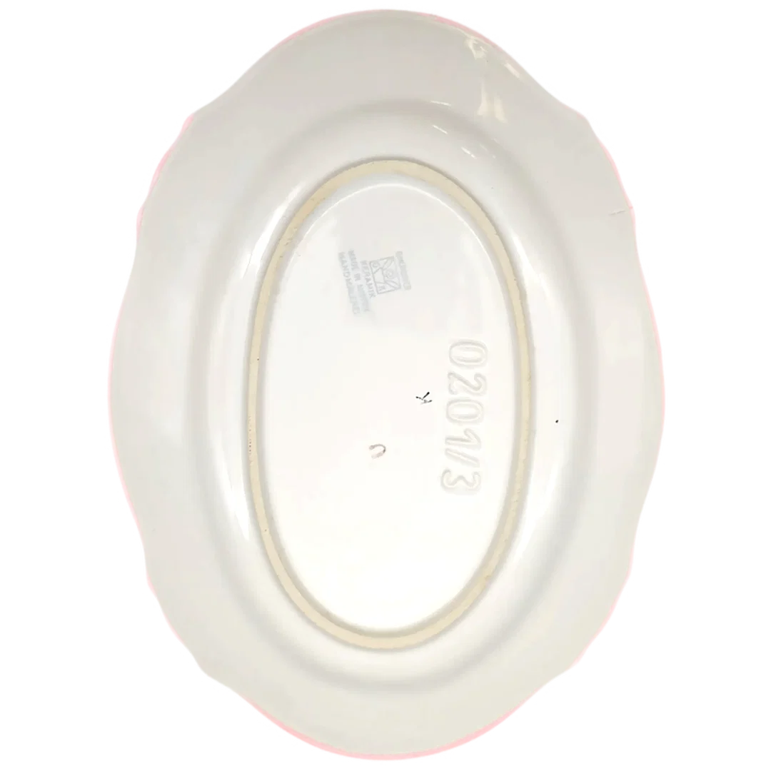 Servierplatte Gmundner Keramik - Rosa Tupferl (5-teilig) – Bild 9