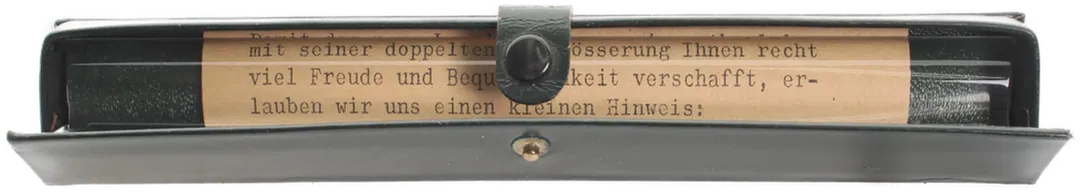 Lineallupe mit Etui – ca. 21 cm – Leselupe / Vintage - Bild 2