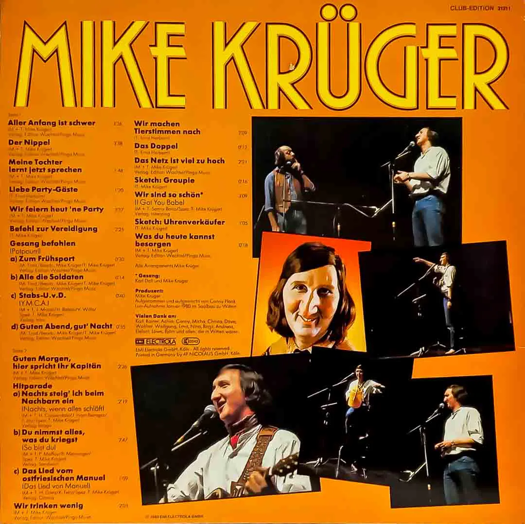 Mike Krüger – Der Nippel (Vinyl LP, Live 1980) – Bild 4