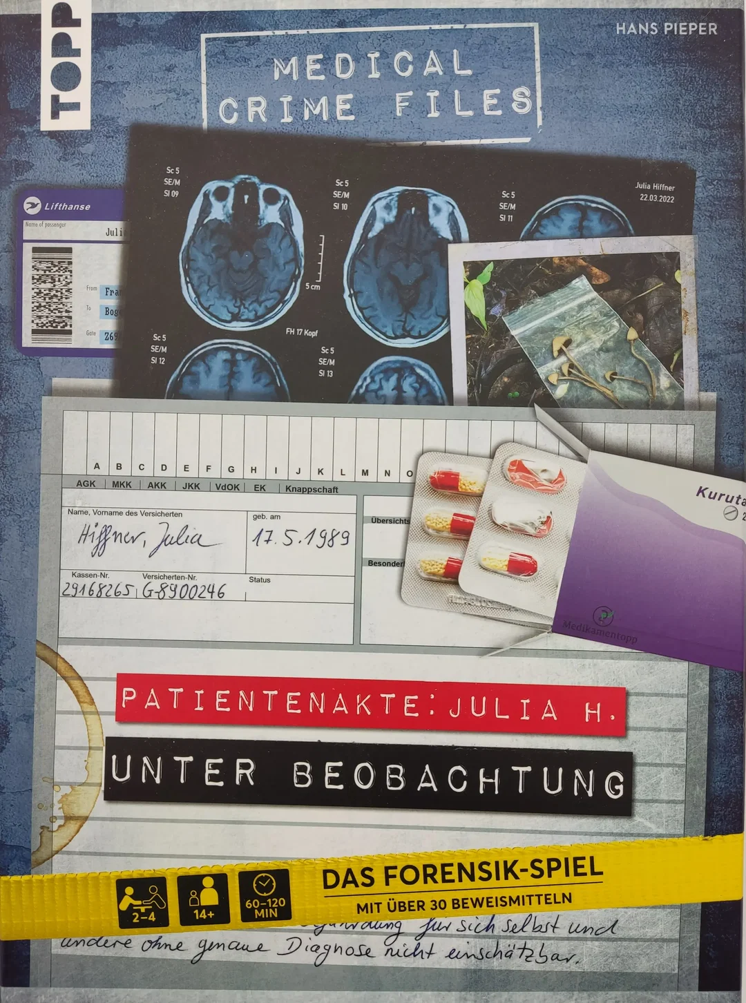 Medical Crime Files - Unter Beobachtung - Forensikspiel, Topp  - Bild 1