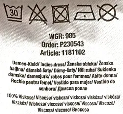 Janina Midikleid schwarz gemustert Gr. 42 - Bild 4