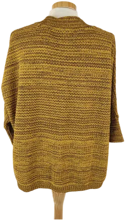 Janina Damenweste braun gemustert - XXXL/46 - Bild 2