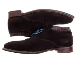 FLORIS VAN BOMMEL Elegante Herrenschuhe / Chelsea Boots in dunkelbraun, Größe 43/44 - Bild 1