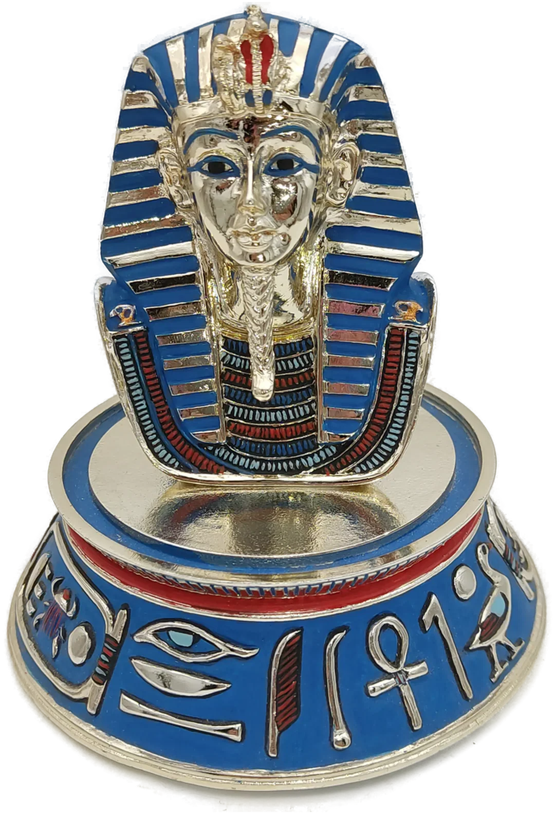 Tutanchamun Porzellan Totenmaske & Zertifikat von Franklin Mint | Ägyptischer Schatz - Bild 1