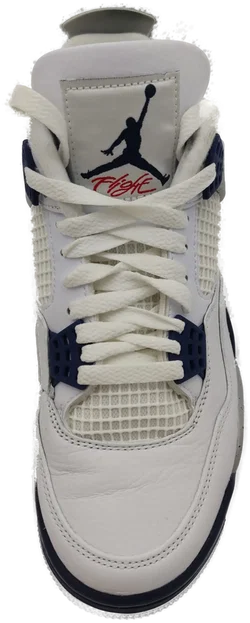 Air Jordan 4 Sneaker Sonstige White/Midnight Navy Gr.40 | Wie Neu - Bild 6