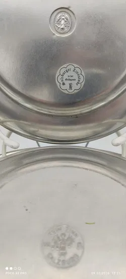 Zinnteller 2er Set, Sonstige, Aus Salzburger Zinnstube | Sammlerstück - Bild 7