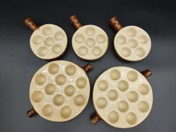 Fränzösische Vintage-Geschirr für Escargot-Schnecken von Emile Henry - Bild 7