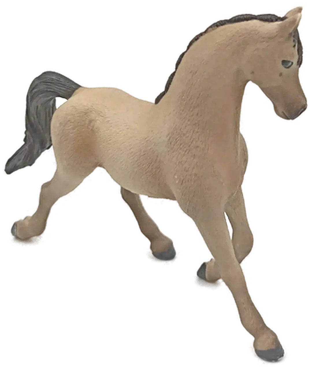 Schleich Pferd grau mit geflochtener Mähne - Bild 1