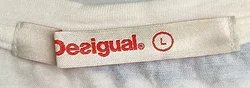 Desigual Damenshirt gemustert blau/weiß Gr. L – Vorschau 3
