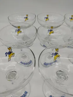 9 Vintage Babycham Champagnergläser - Bild 1