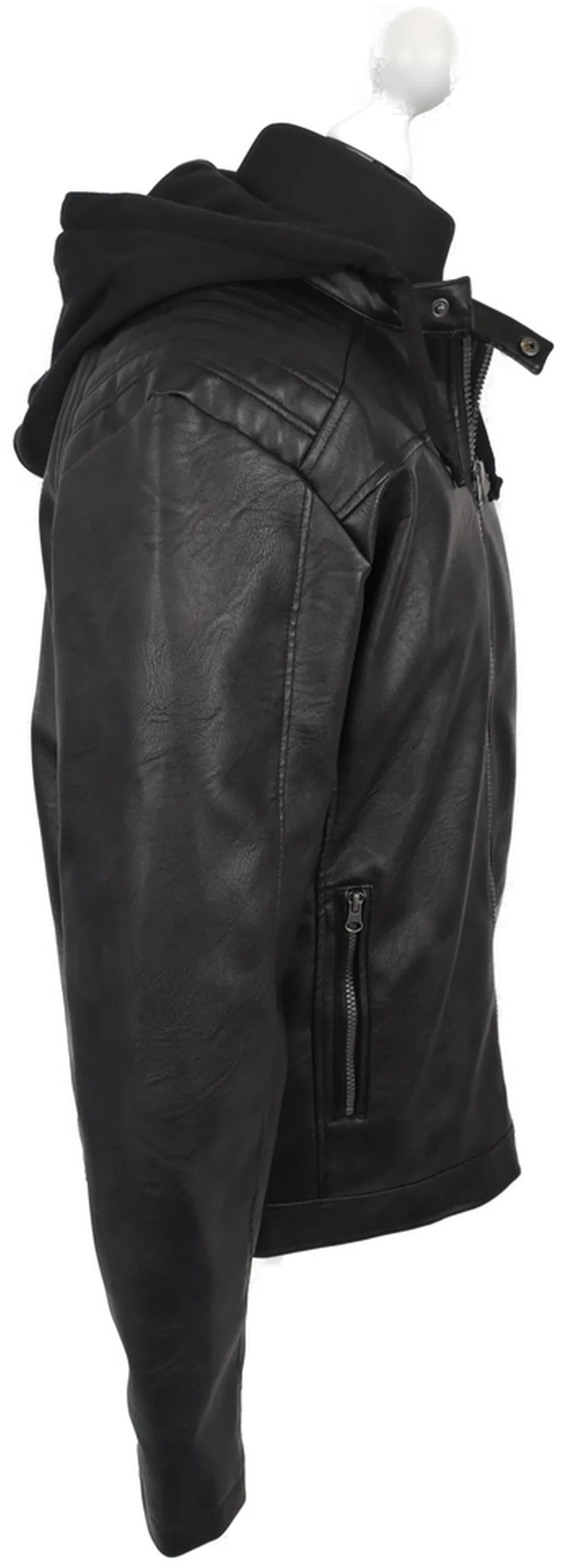 Kunstlederjacke Herren, x Mail, Gr. M – Bild 4