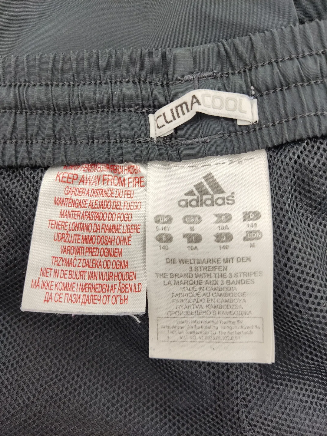 Adidas Kinder Hose grau Gr.140 – Bild 3