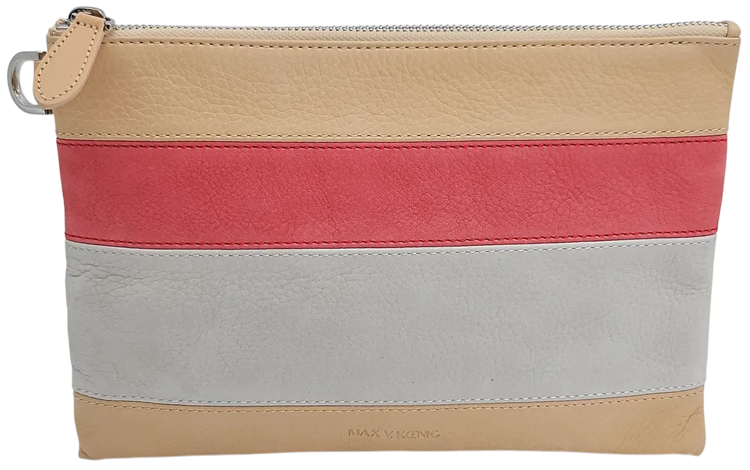 Max V. Koenig Damen Kulturbeutel, creme/pink/grau - Bild 4