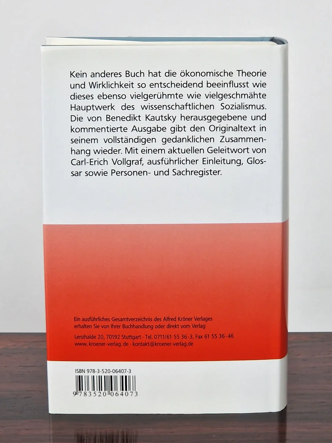 Das Kapital - Karl Marx - Alfred Kröner Verlag – Bild 2