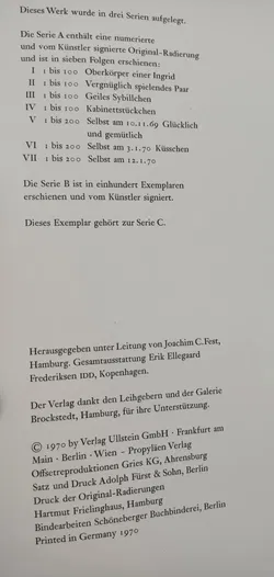 Horst Janssen. Zeichnungen (mit einem Autobiographischen Text) - Bild 3