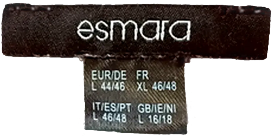 Esmara Damen Weihnachtspullover rot gemustert Gr. EUR 44/46 – Bild 4