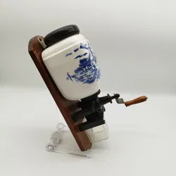 Wandkaffeemühle Keramikbehälter | Vintage-Schatz - Bild 2