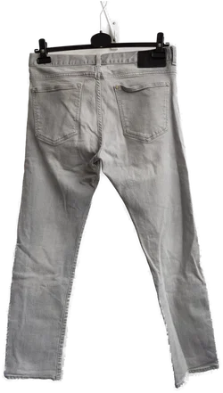 H&M Denim Herrenjeans, grau - Gr. 33/32 - Bild 2