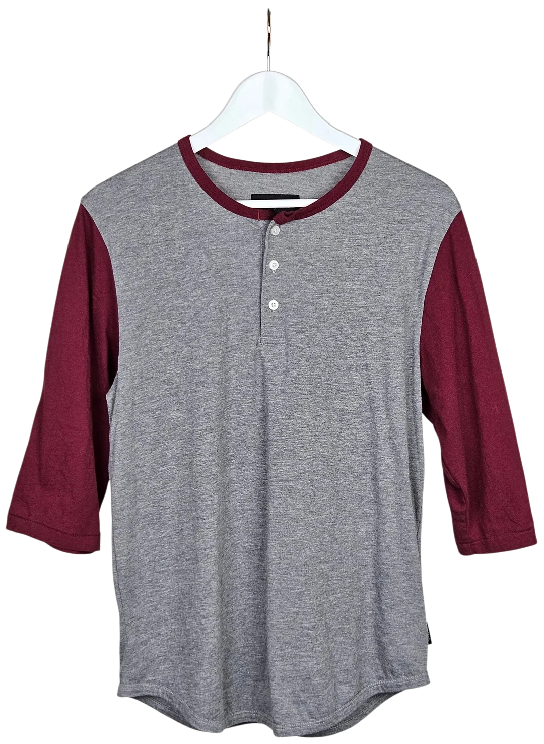 Brixton Herren T-Shirt, grau/rot - Gr. M - Bild 4