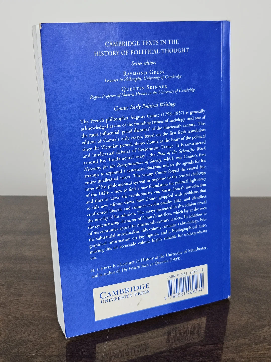 Comte: Early Political Writings - Auguste Comte, H.S. Jones  – Bild 2
