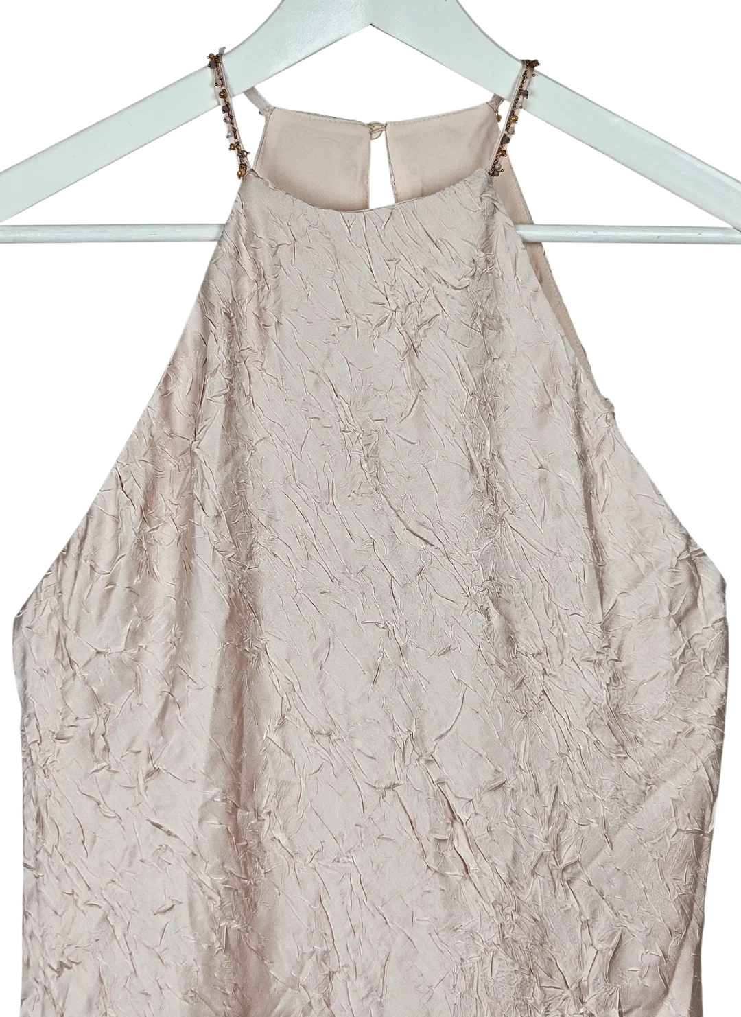 ZARA Damen Maxikleid, beige - Gr. M  – Bild 3