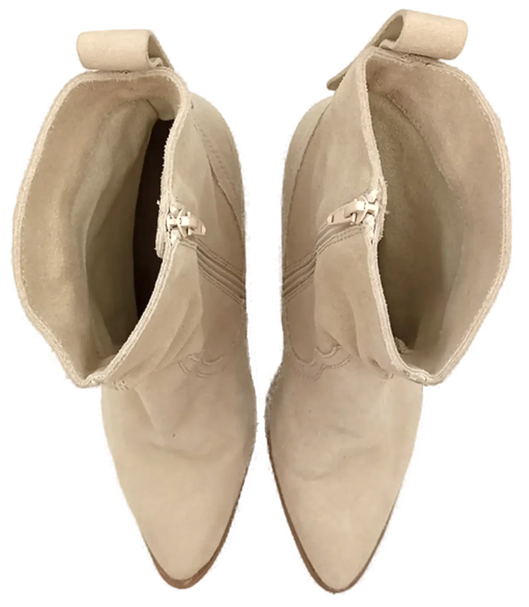 Pat Calvin Velourleder Stiefletten creme Gr. 40 – Bild 6