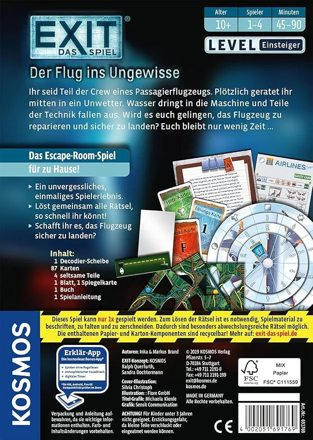 KOSMOS EXIT – Das Spiel: Der Flug ins Ungewisse | Level Einsteige | neu & originalverschweißt – Bild 2