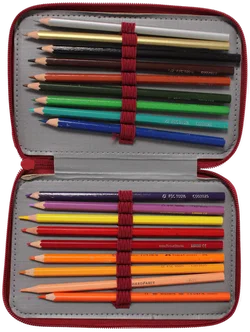 Spirit Federmäppchen 3-fach befüllt mit Zubehör, individuell gestaltet - Bild 6