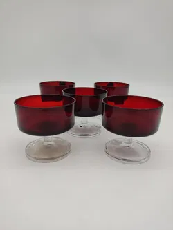Luminarc Rote Dessertschalen - 5 Stück - Bild 1