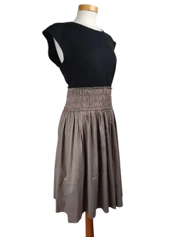 PAULE KA Damen Midikleid, schwarz/grau - Gr. 40/L - Bild 3