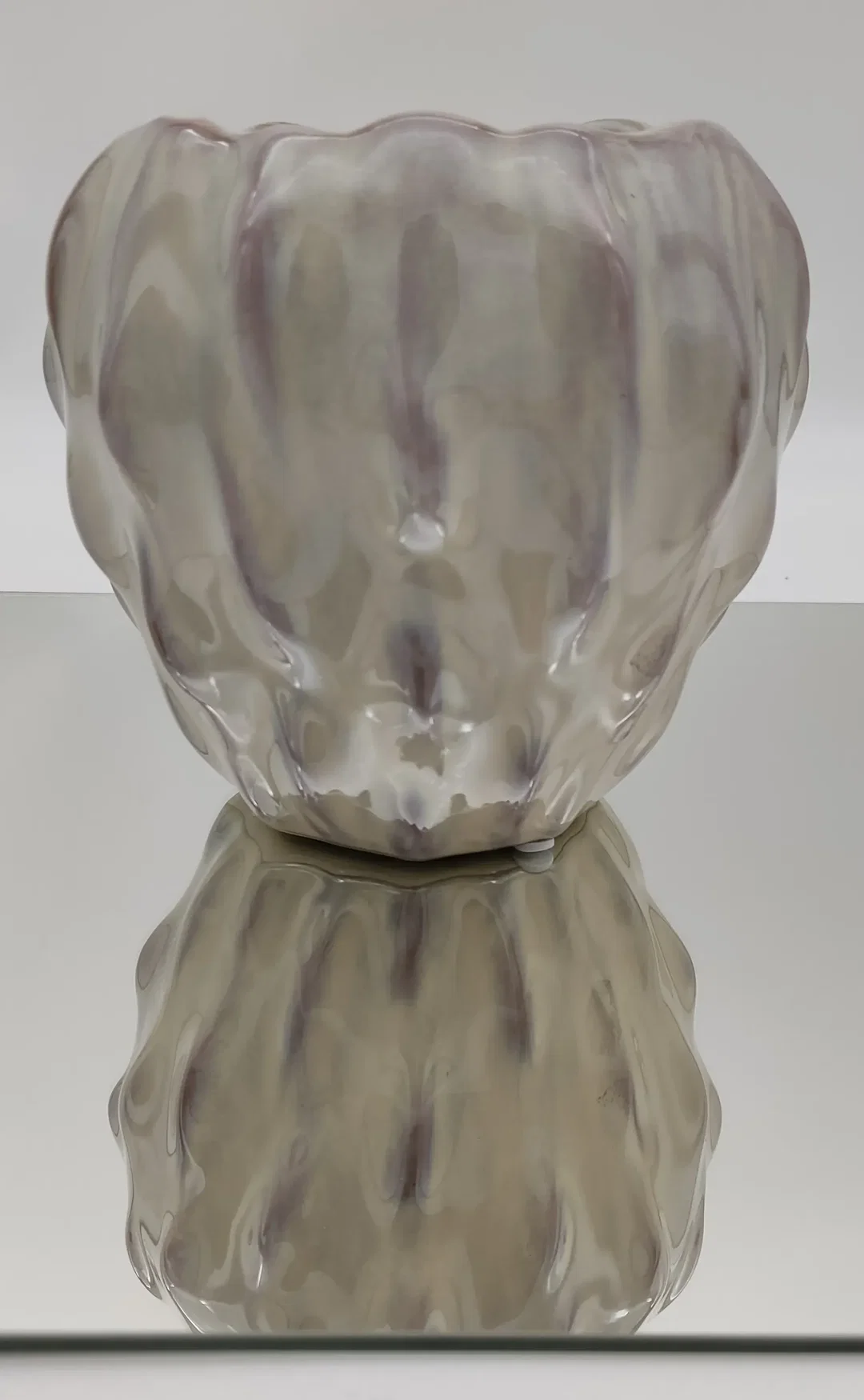 Keramik-Übertopf Creme | Dänisches Design - Bild 1