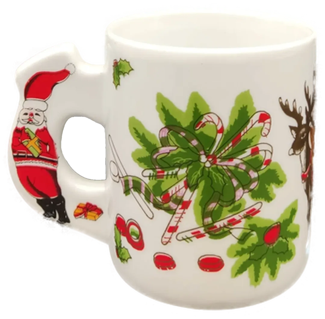 Weihnachtstasse gemustert – Bild 3