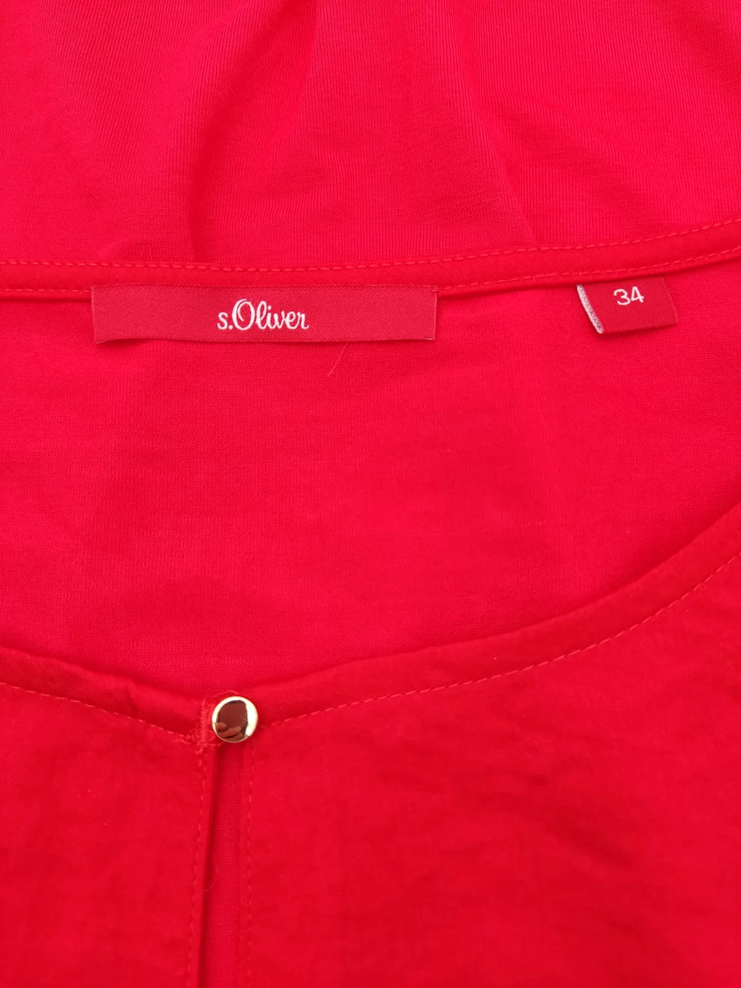S.Oliver Damen Bluse rot Gr. 34 – Bild 3