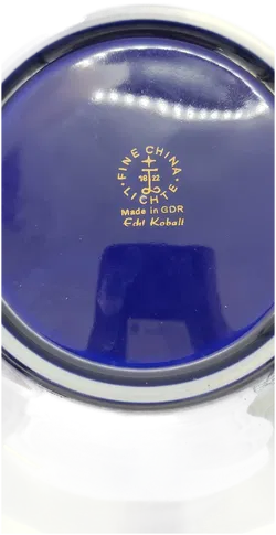 Fine China Lichte Sammeltasse Echt Kobalt 3-tlg. - Bild 3