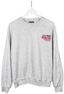 ZARA Herren Pulli, grau - Gr. L