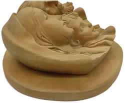 Maria, Josef & Jesus Wandbehang aus Holz / Heiligenfiguren - Bild 8