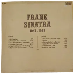 Langspielplatte - Frank Sinatra - 1947-1948 - Bild 2